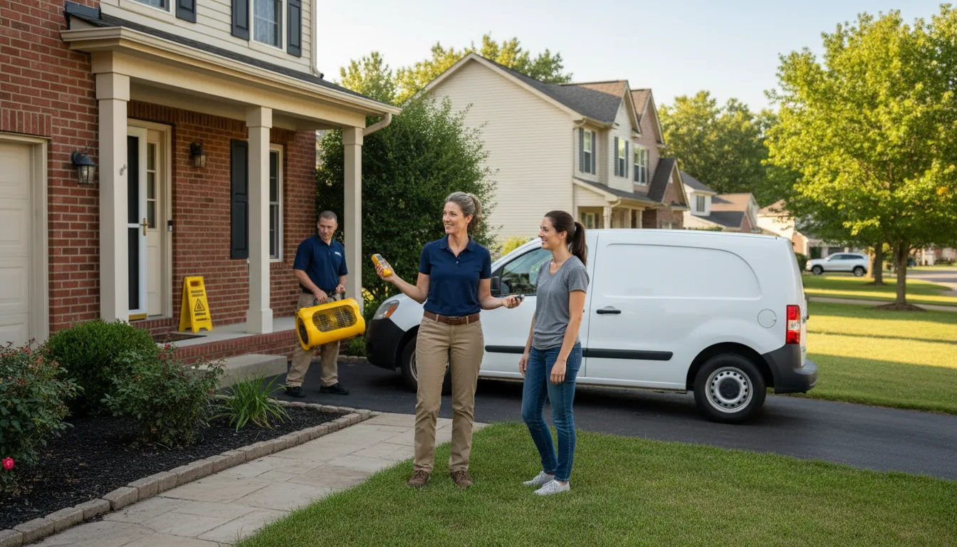 Water restoration image for Mold Remediation in Detroit, ME